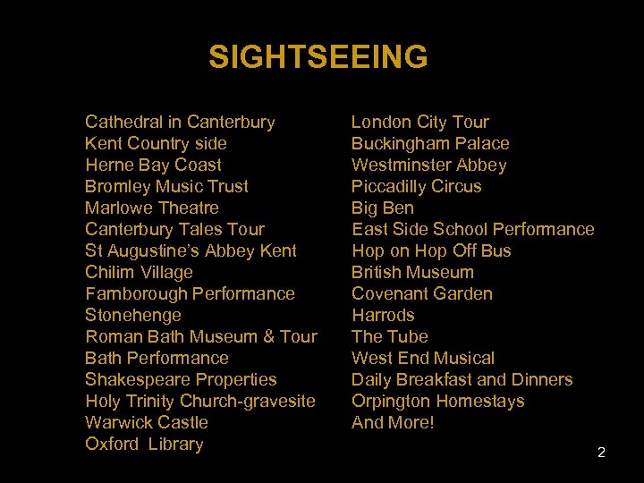 SIGHTSEEING Cathedral in Canterbury Kent Country side Herne Bay Coast Bromley Music Trust Marlowe