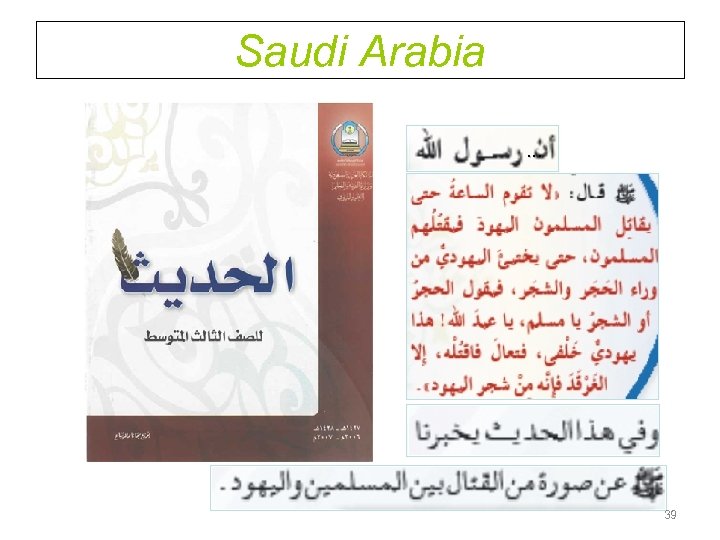 Saudi Arabia. . . 39 