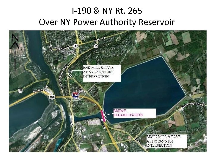 I-190 & NY Rt. 265 Over NY Power Authority Reservoir 