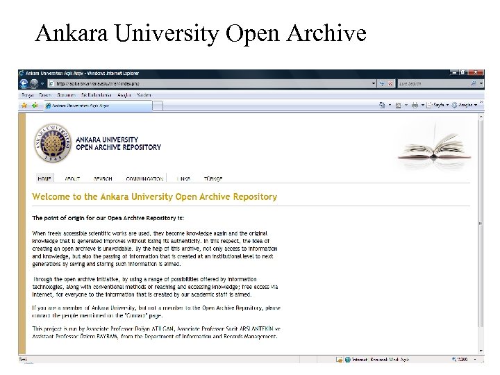 Ankara University Open Archive 