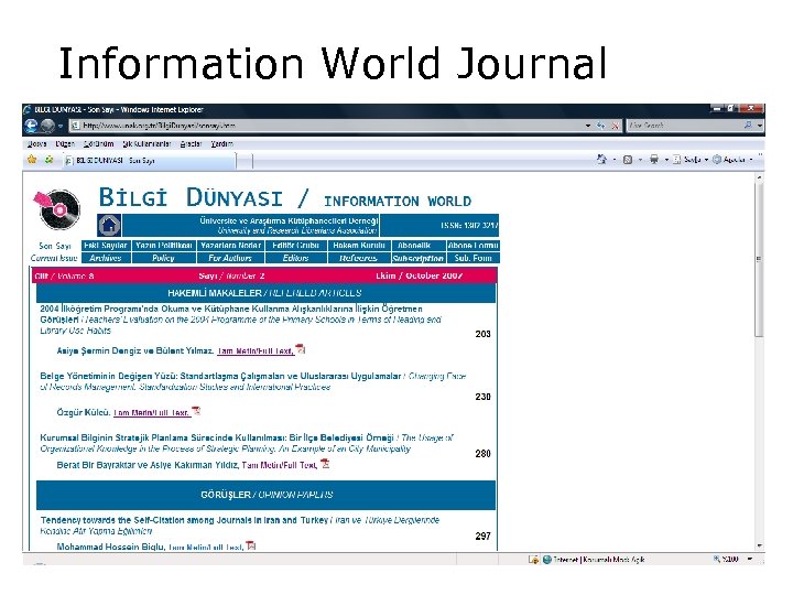 Information World Journal 