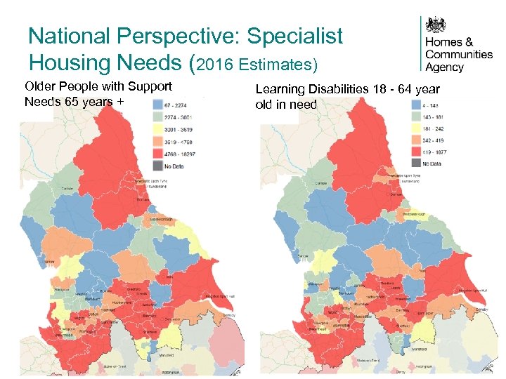 National Perspective: Specialist Housing Needs (2016 Estimates) Older People with Support Needs 65 years