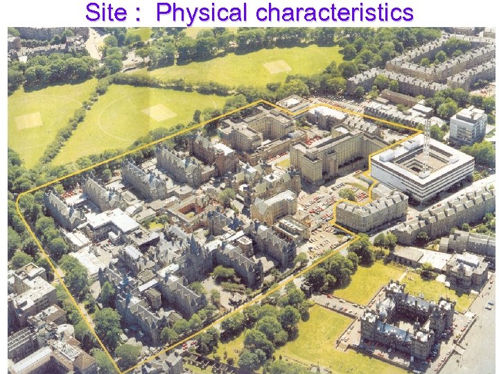 Site : Physical characteristics 