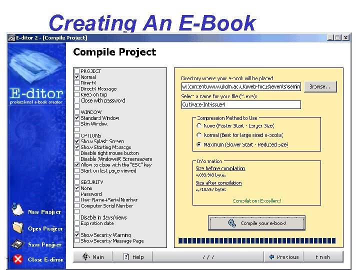 Creating An E-Book 14 