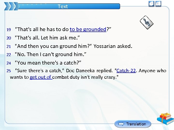 Text 19 20 21 22 24 "That's all he has to do to be