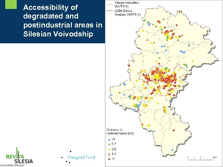 Accessibility of degradated and postindustrial areas in Silesian Voivodship 