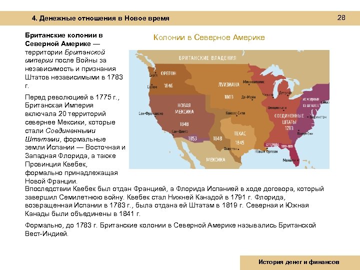 Схема население колоний