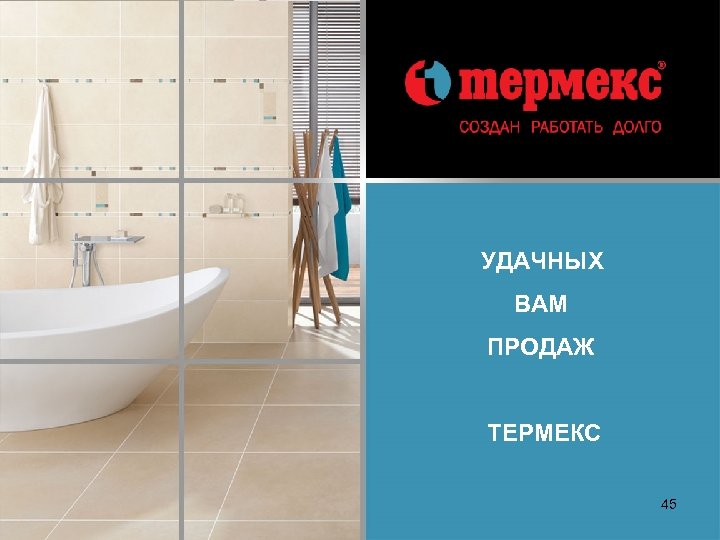 УДАЧНЫХ ВАМ ПРОДАЖ ТЕРМЕКС 45 