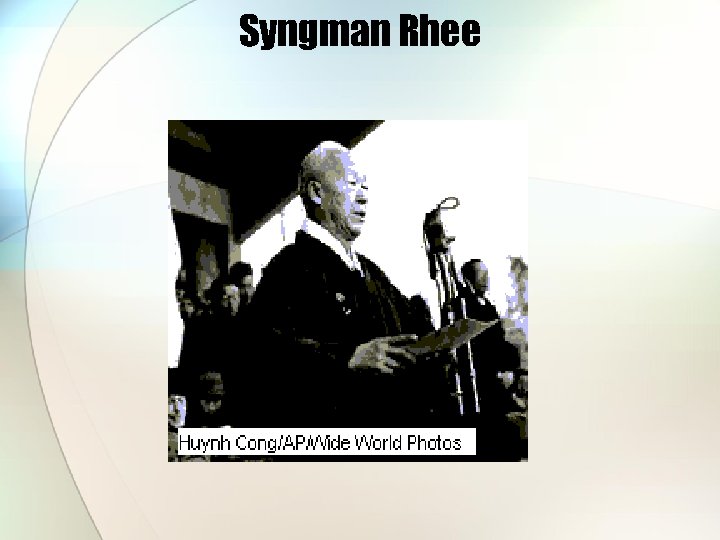 Syngman Rhee 