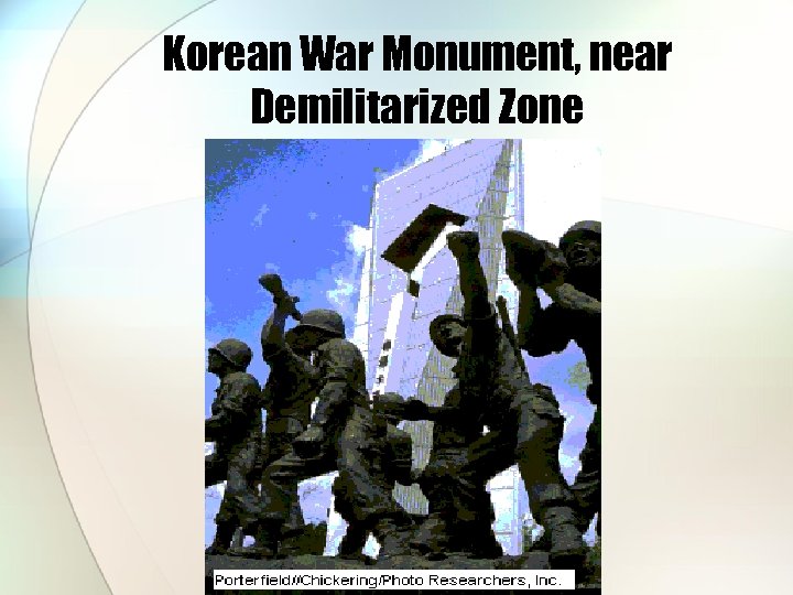 Korean War Monument, near Demilitarized Zone 