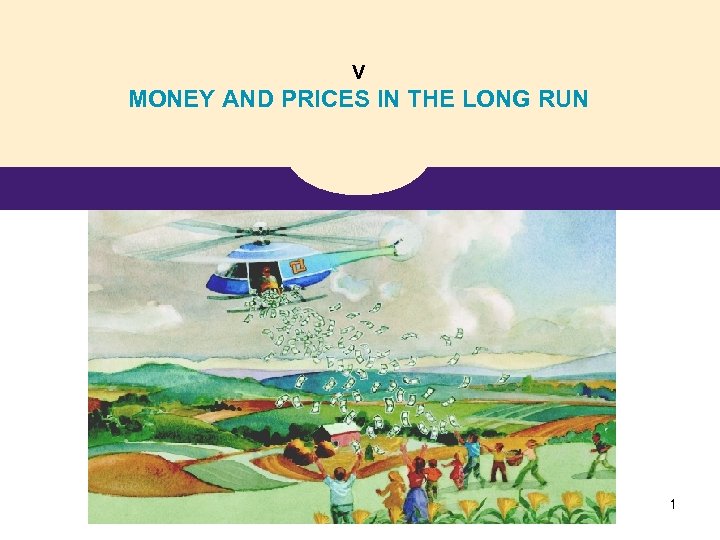 V MONEY AND PRICES IN THE LONG RUN 1 