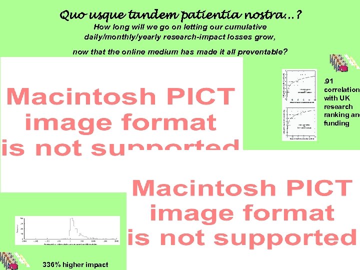 Quo usque tandem patientia nostra…? How long will we go on letting our cumulative