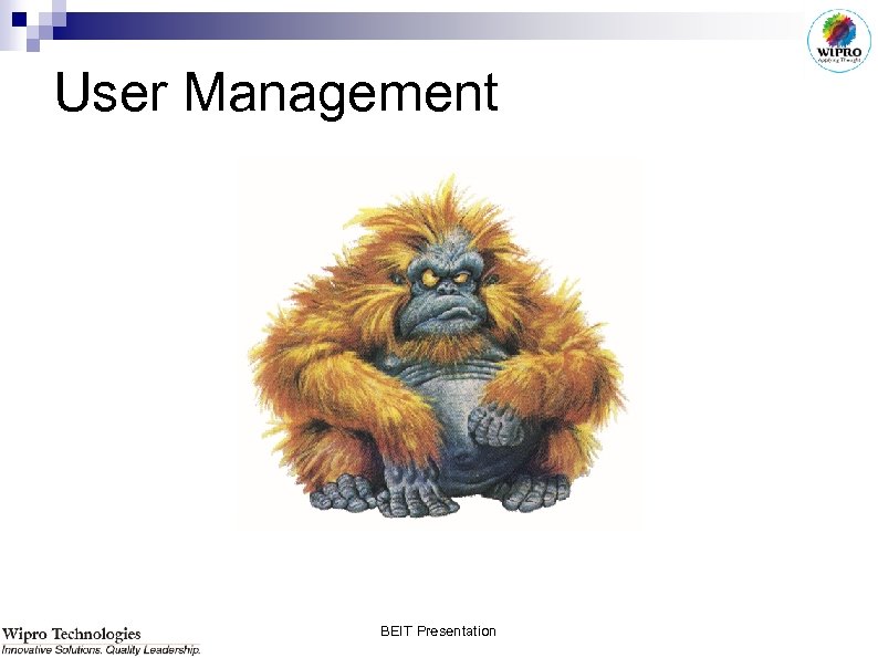 User Management BEIT Presentation 