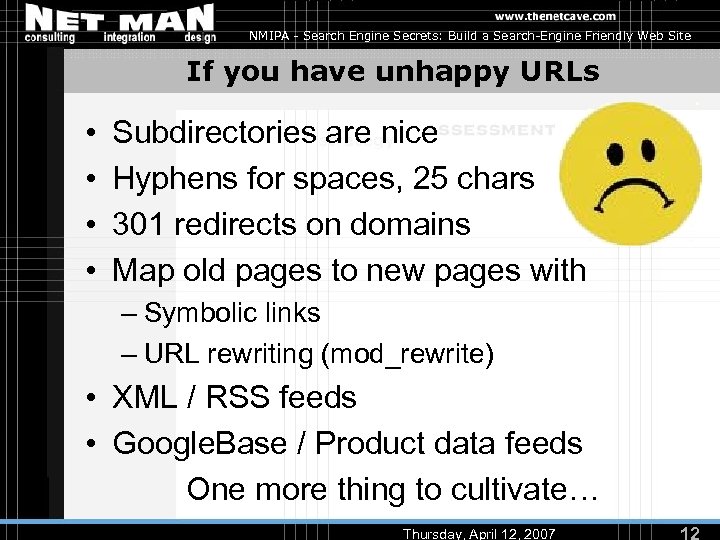 NMIPA - Search Engine Secrets: Build a Search-Engine Friendly Web Site If you have