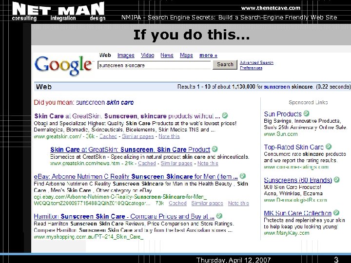 NMIPA - Search Engine Secrets: Build a Search-Engine Friendly Web Site If you do