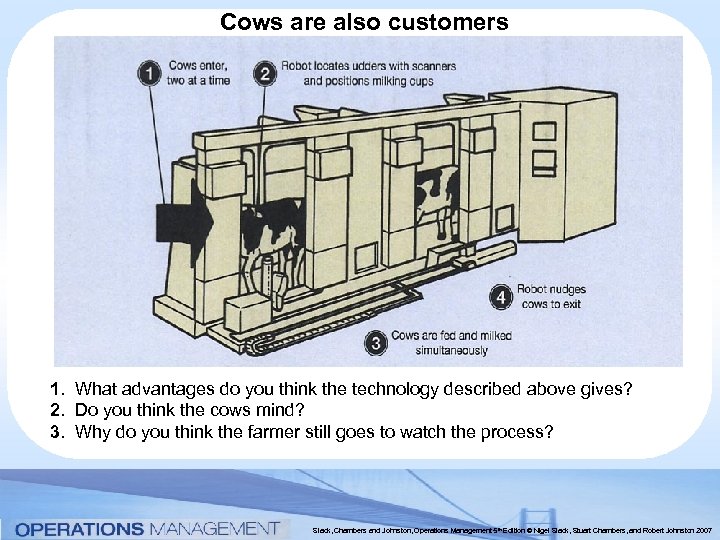 Cows are also customers 1. What advantages do you think the technology described above