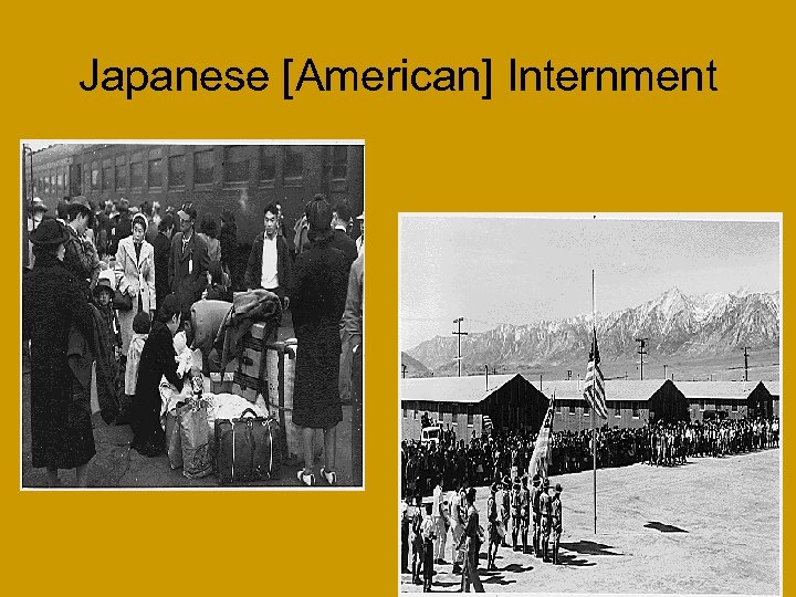 Japanese [American] Internment 