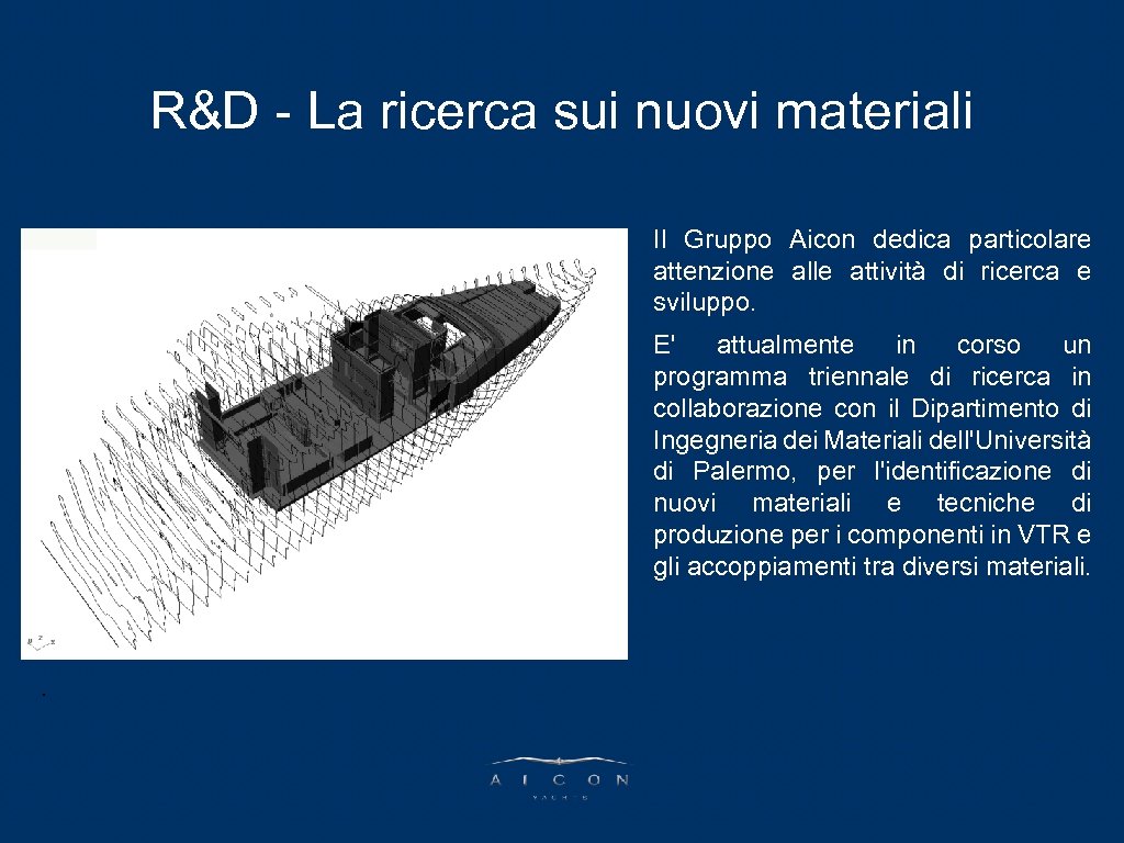 PARLA L’AD R&D - La ricerca sui nuovi materiali Il Gruppo Aicon dedica particolare