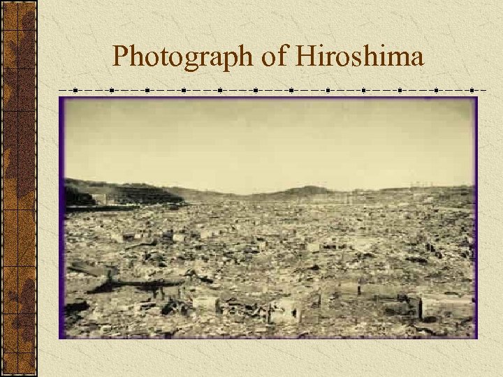 Photograph of Hiroshima 