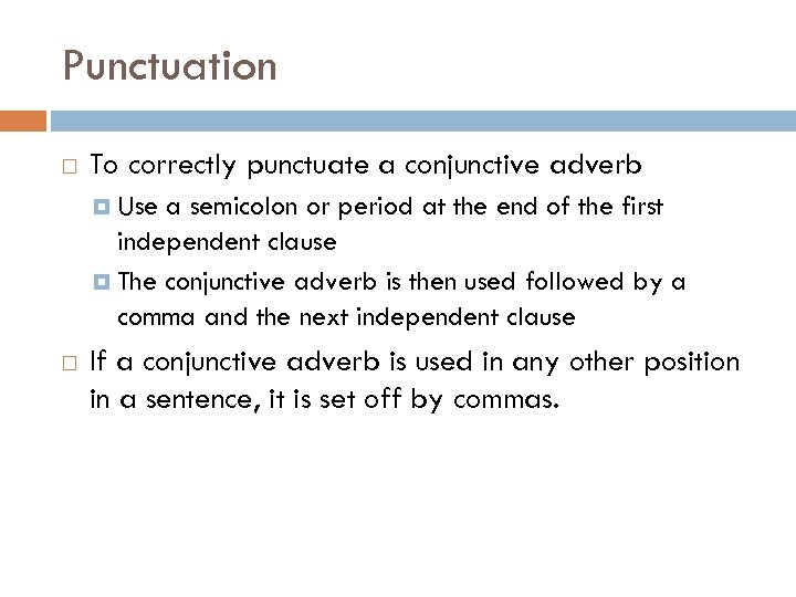 Conjunctions And Conjunctive Adverbs In General Conjunctions 1142