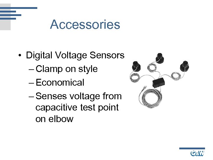 Accessories • Digital Voltage Sensors – Clamp on style – Economical – Senses voltage