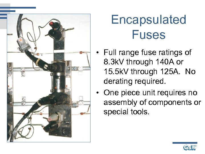 Encapsulated Fuses • Full range fuse ratings of 8. 3 k. V through 140