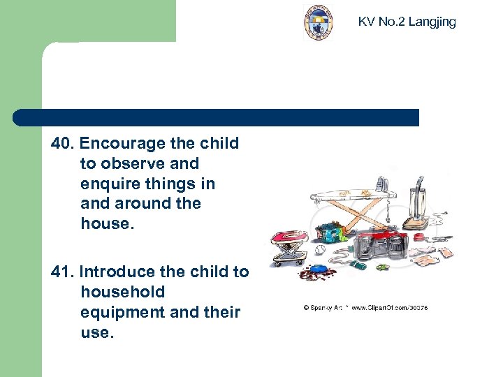 KV No. 2 Langjing 40. Encourage the child to observe and enquire things in