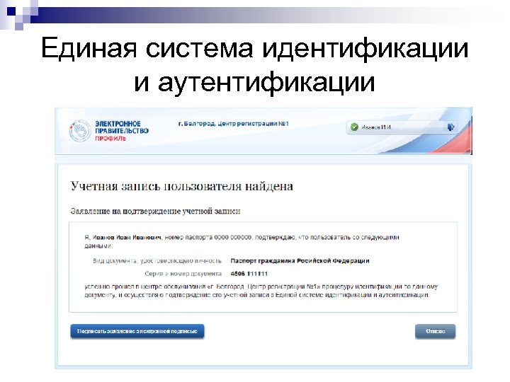 Единая система идентификации и аутентификации. ФЕДИНАЯ система идентификации и аутентификации». Авторизация в Единой системе идентификации и аутентификации. Служба поддержки Единой системы идентификации. Учетная запись в Единой системе.