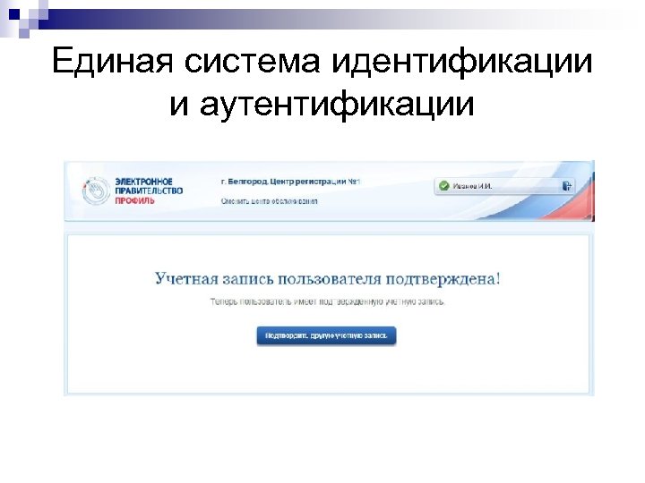 Единая система идентификации и аутентификации 