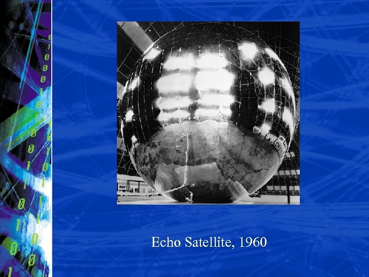 Echo Satellite, 1960 