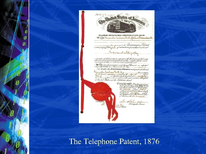 The Telephone Patent, 1876 