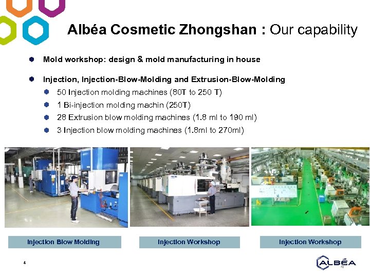 Albéa Cosmetic Zhongshan : Our capability Mold workshop: design & mold manufacturing in house