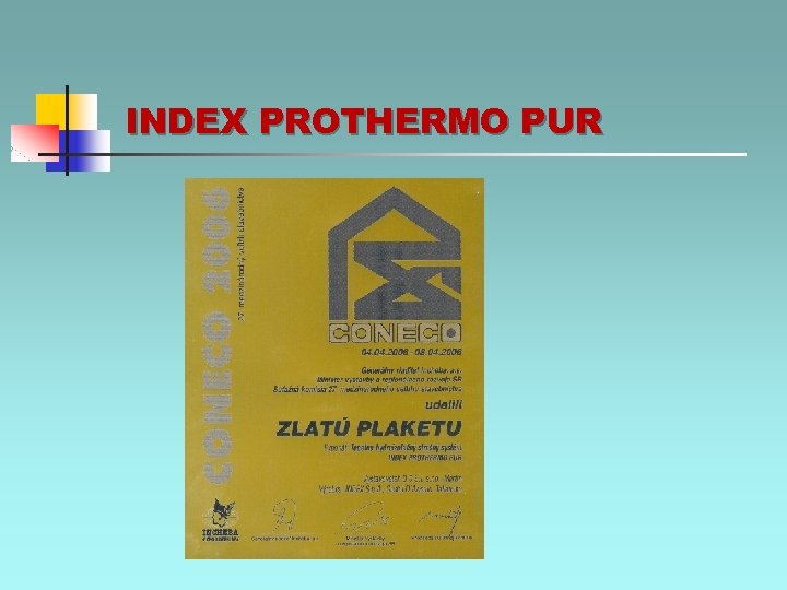 INDEX PROTHERMO PUR 