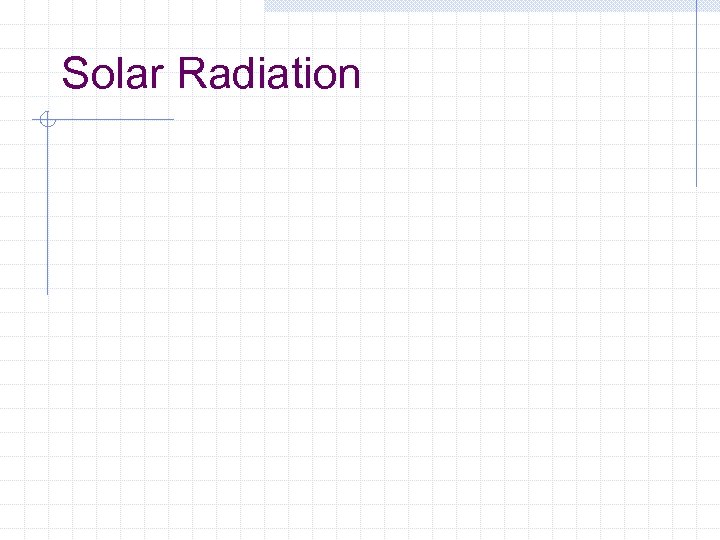 Solar Radiation 