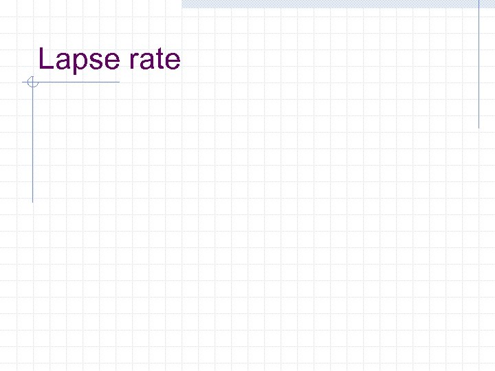 Lapse rate 