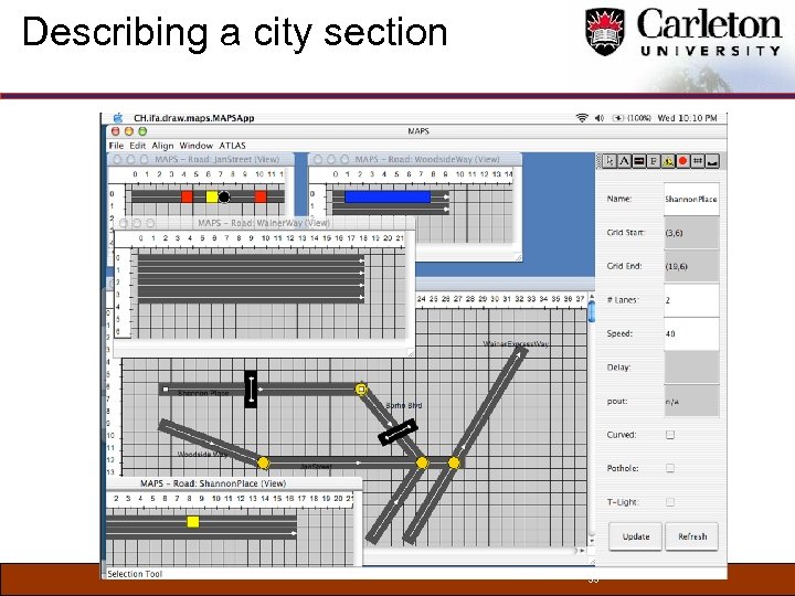 Describing a city section 55 