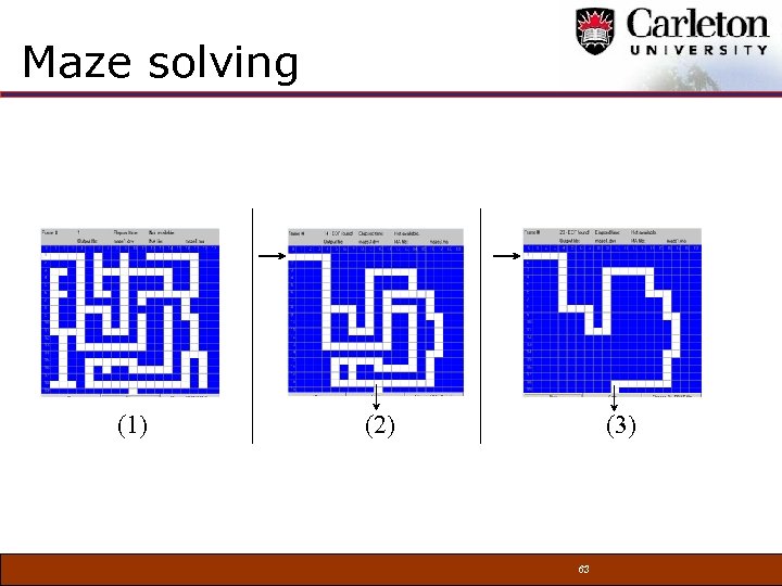 Maze solving (1) (2) (3) 63 