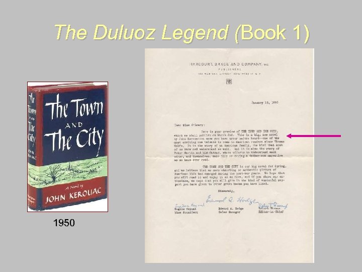 The Duluoz Legend (Book 1) 1950 