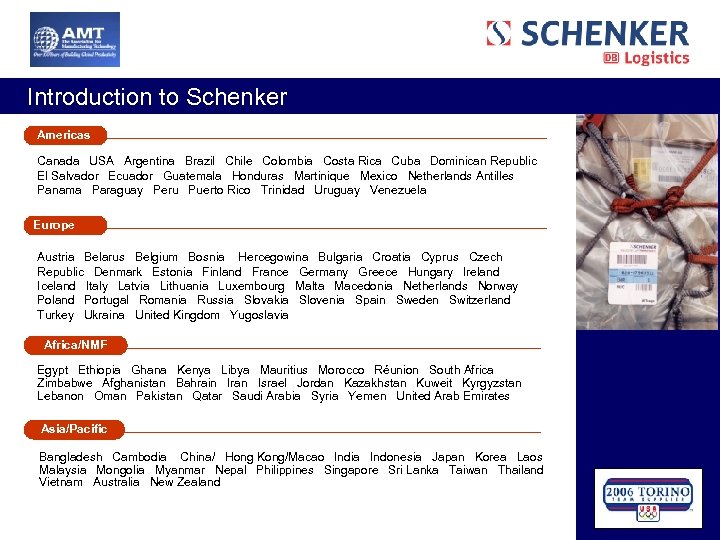 Introduction to Schenker Americas Canada USA Argentina Brazil Chile Colombia Costa Rica Cuba