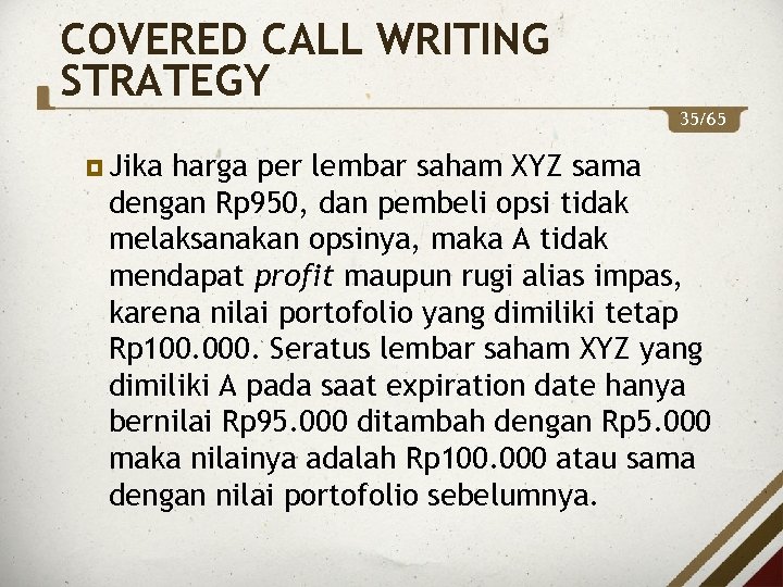 Call of writing