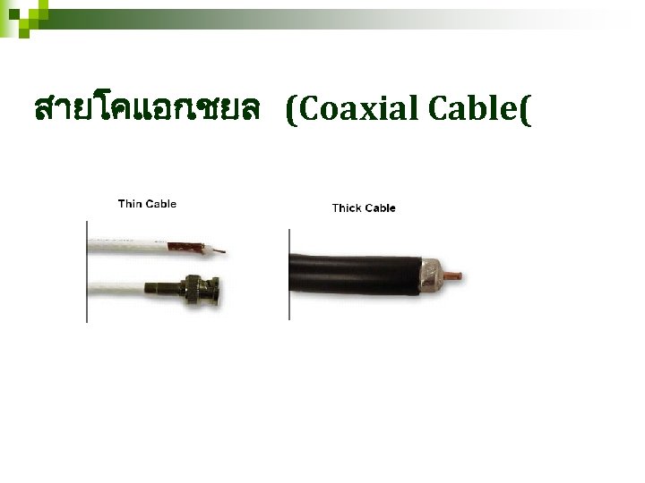 สายโคแอก เชยล (Coaxial Cable( 