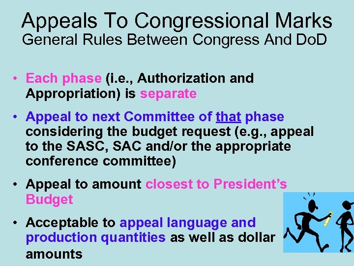 Appeals To Congressional Marks General Rules Between Congress And Do. D • Each phase