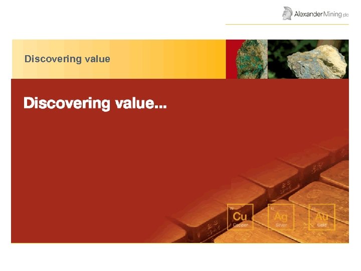 AGM Presentation June 2008 Discovering value 