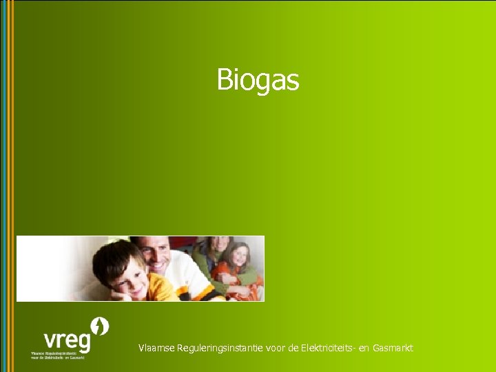 Biogas Vlaamse Reguleringsinstantie voor de Elektriciteits- en Gasmarkt 