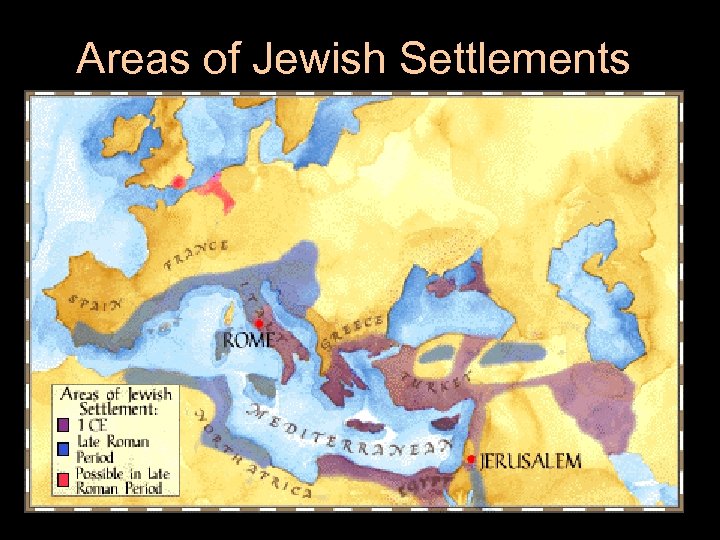 Areas of Jewish Settlements 