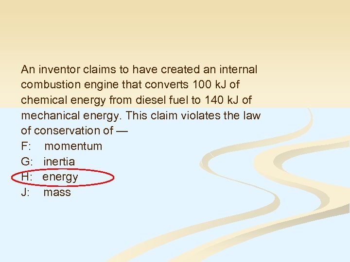 An inventor claims to have created an internal combustion engine that converts 100 k.