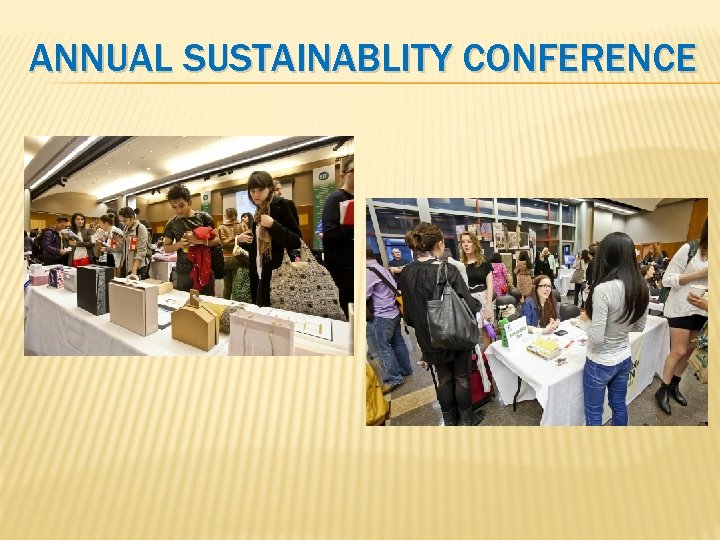 ANNUAL SUSTAINABLITY CONFERENCE 