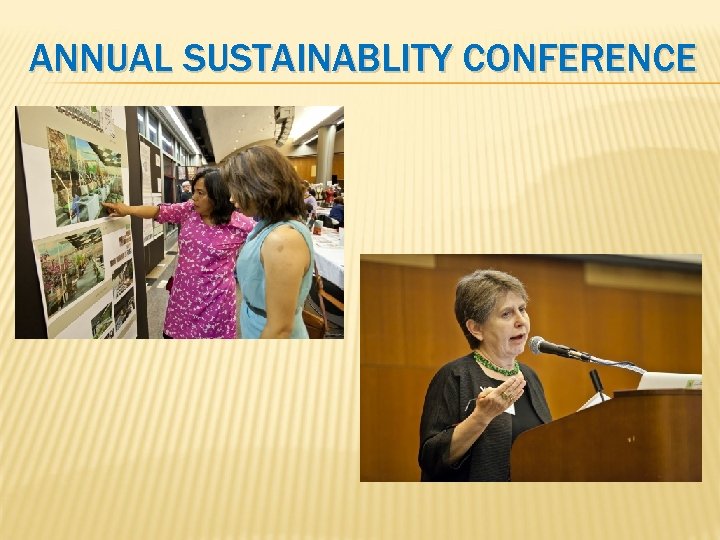 ANNUAL SUSTAINABLITY CONFERENCE 