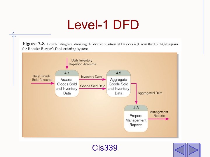 Level-1 DFD Cis 339 