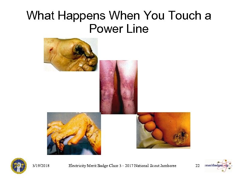 What Happens When You Touch a Power Line 3/19/2018 Electricity Merit Badge Class 3